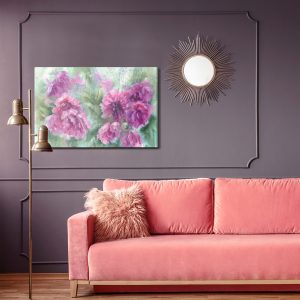 Peinture sur toile Pivoines À L'aquarelle – Image 4