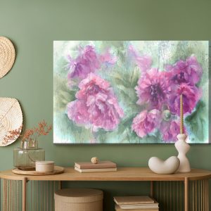 Peinture sur toile Pivoines À L'aquarelle – Image 5