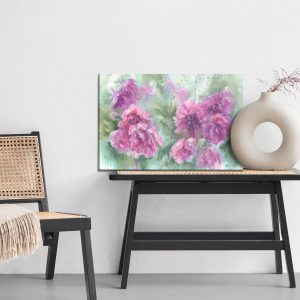 Peinture sur toile Pivoines À L'aquarelle – Image 6
