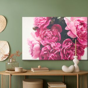 Peinture sur toile Bouquet De Pivoines Roses – Image 5