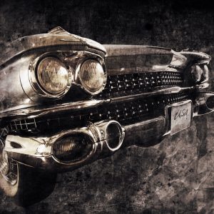 Peinture sur toile Voiture Vintage Américaine – Image 1