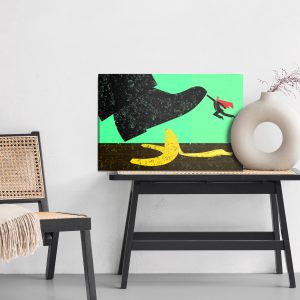 Peinture sur toile Peau De Banane Et Super-Héros Rétro – Image 6