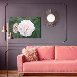 Peinture sur toile Pivoine Lumineuse – Image 4