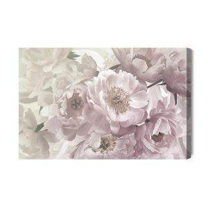 Peinture sur toile Nature Avec Pivoines Roses – Image 2