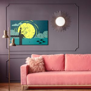 Peinture sur toile Pêche De Nuit – Image 4