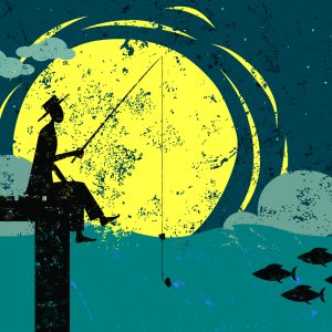 Peinture sur toile Pêche De Nuit – Image 1