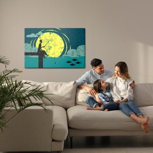 Peinture sur toile Pêche De Nuit – Image 7