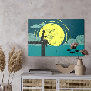 Peinture sur toile Pêche De Nuit – Image 3
