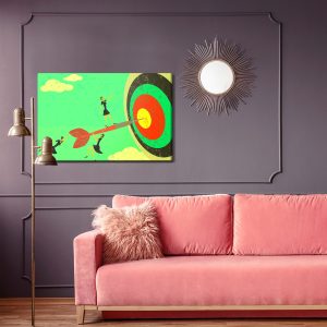 Peinture sur toile Oeil De Boeuf – Image 4