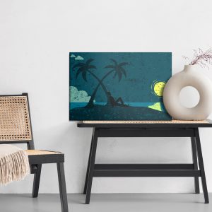 Peinture sur toile Un Homme Sur Une Île Déserte – Image 6