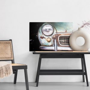 Peinture sur toile Avant D'une Vieille Voiture Vintage – Image 6