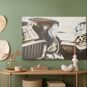 Peinture sur toile Vieilles Voitures De Style Vintage – Image 5