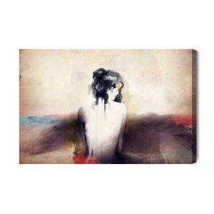 Peinture sur toile Portrait Abstrait De Femmes – Image 2