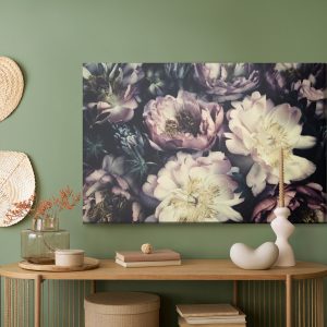 Peinture sur toile Pivoines Aux Couleurs Sombres – Image 5