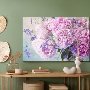 Peinture sur toile Pivoines Dans Un Vase – Image 5