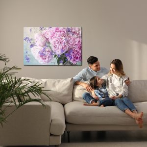 Peinture sur toile Pivoines Dans Un Vase – Image 7