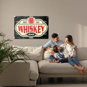 Peinture sur toile Bar À Whisky Vintage – Image 7