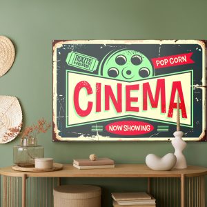 Peinture sur toile Sous-Titres De Cinéma Rétro – Image 5