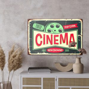 Peinture sur toile Sous-Titres De Cinéma Rétro – Image 3