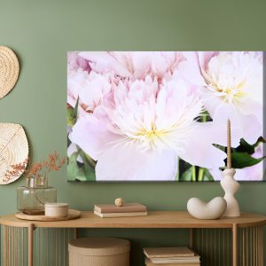 Peinture sur toile Pivoine Rose En Rose Clair – Image 5