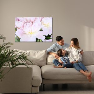 Peinture sur toile Pivoine Rose En Rose Clair – Image 7