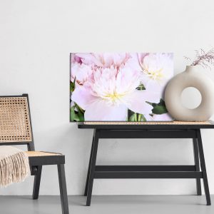 Peinture sur toile Pivoine Rose En Rose Clair – Image 6
