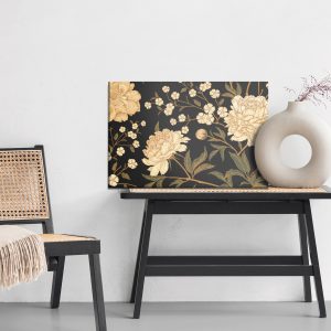 Peinture sur toile Pivoines Avec Tiges – Image 6
