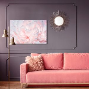 Peinture sur toile Pivoines En Gouttes D'eau – Image 4