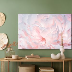 Peinture sur toile Pivoines En Gouttes D'eau – Image 5