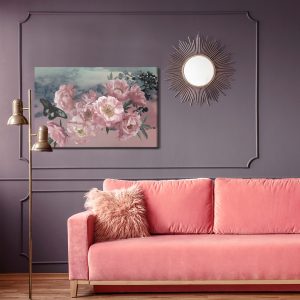 Peinture sur toile Pivoines Avec Un Papillon – Image 4