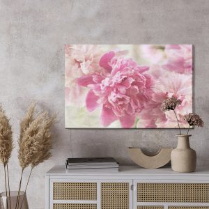 Peinture sur toile Pivoines Dans Un Style Rétro – Image 3
