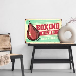 Peinture sur toile Sac De Frappe Et Lettrage Vintage – Image 6
