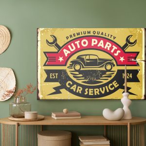 Peinture sur toile Service De Voitures Anciennes – Image 5