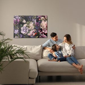 Peinture sur toile Pivoine Roses À L'aquarelle – Image 7