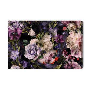 Peinture sur toile Pivoine Roses À L'aquarelle – Image 2