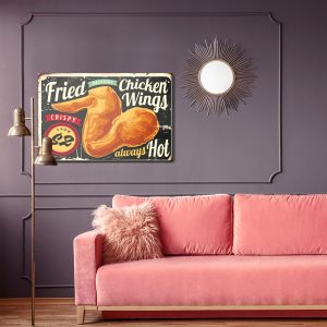 Peinture sur toile Tableau Noir Rétro – Image 4