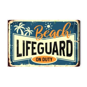 Peinture sur toile Typographie De Plage Dans Un Style Vintage – Image 2