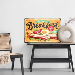 Peinture sur toile Petit-Déjeuner Anglais De Style Rétro – Image 6