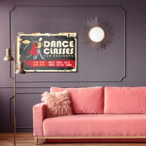 Peinture sur toile Ecole De Danse Rétro – Image 4
