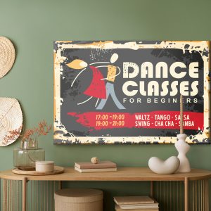 Peinture sur toile Ecole De Danse Rétro – Image 5