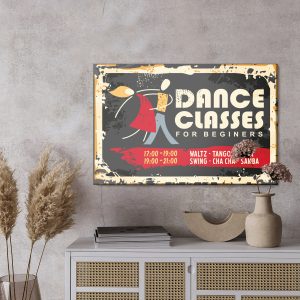 Peinture sur toile Ecole De Danse Rétro – Image 3