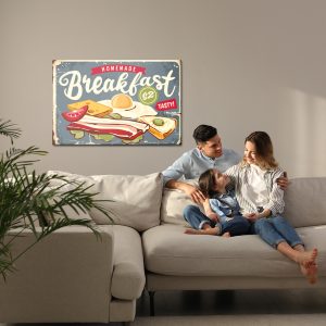 Peinture sur toile Un Petit Déjeuner Nutritif Dans Un Style Rétro – Image 7