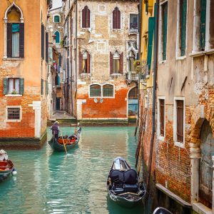 Peinture sur toile Gondoles À Venise – Image 1