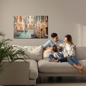 Peinture sur toile Gondoles À Venise – Image 7