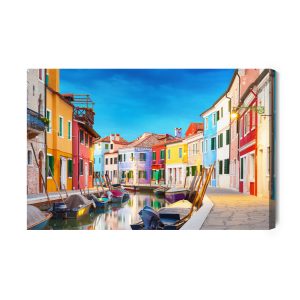 Peinture sur toile Bâtiments Colorés De Venise – Image 2