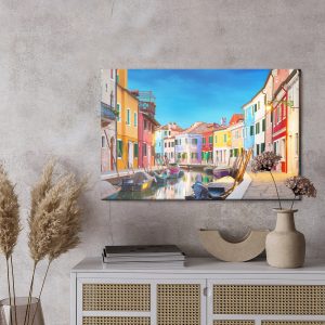 Peinture sur toile Bâtiments Colorés De Venise – Image 3