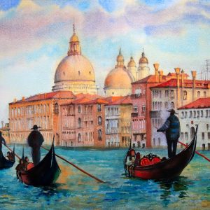 Peinture sur toile Venise Peinte – Image 1