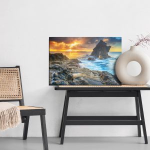 Peinture sur toile Coucher De Soleil Sur L'eau – Image 6