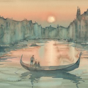 Peinture sur toile Venise Le Matin – Image 1