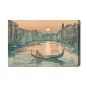 Peinture sur toile Venise Le Matin – Image 2
